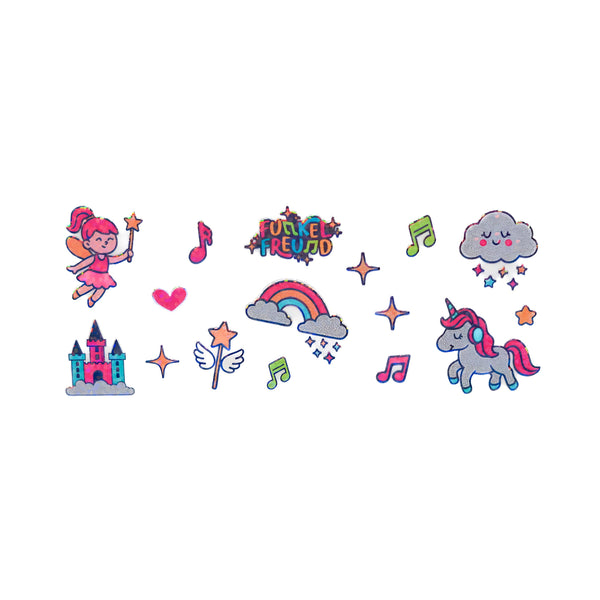 Glitzer-Sticker Märchen